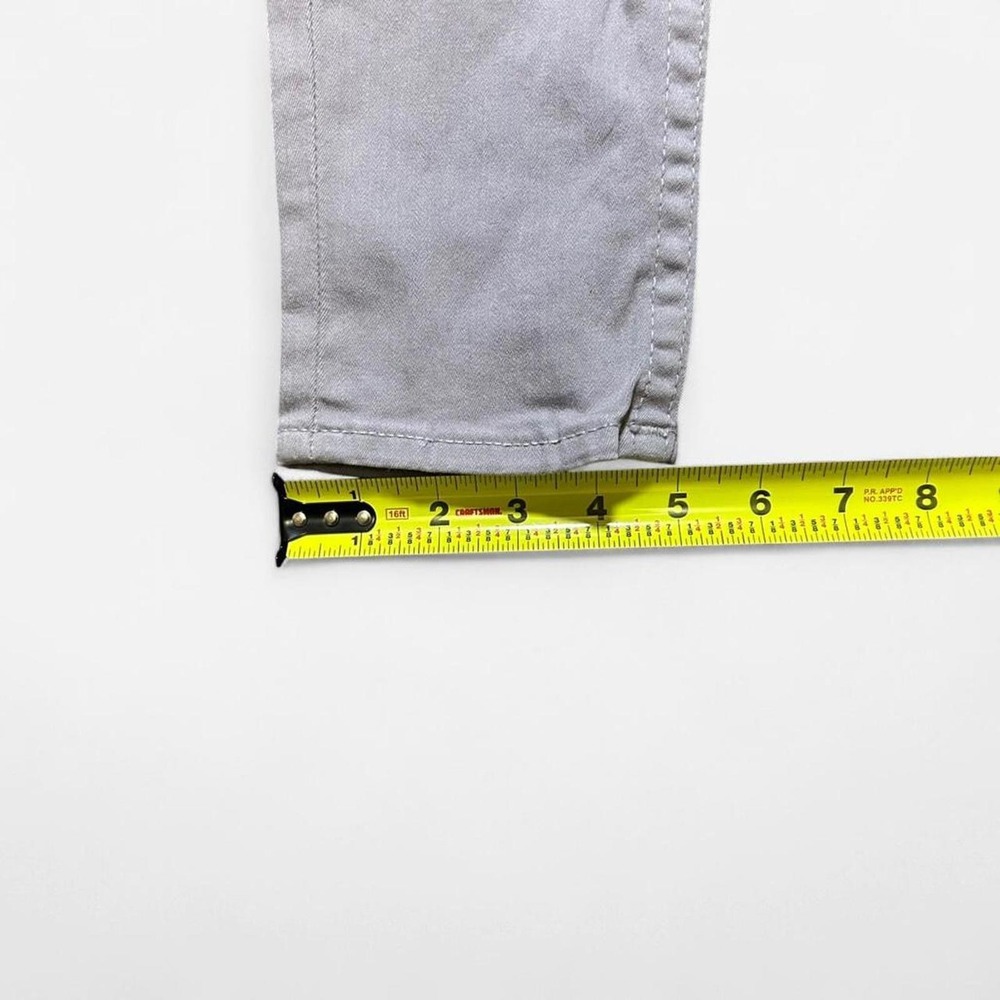 True Religion Womens Gray Skinny Jeans Low Rise Flap Pocket Made in USA Size 27 - Picture 8 of 8